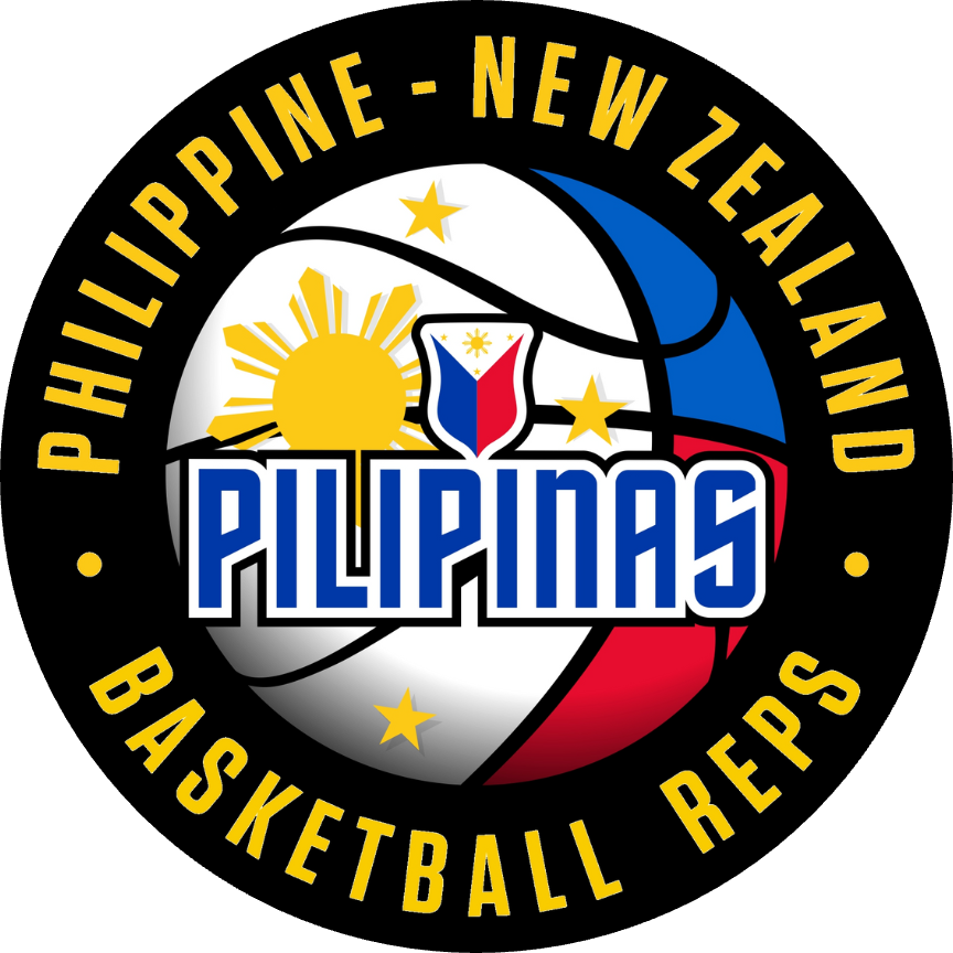 Philippine-New Zealand Basketball Reps official logo showing basketball and unity