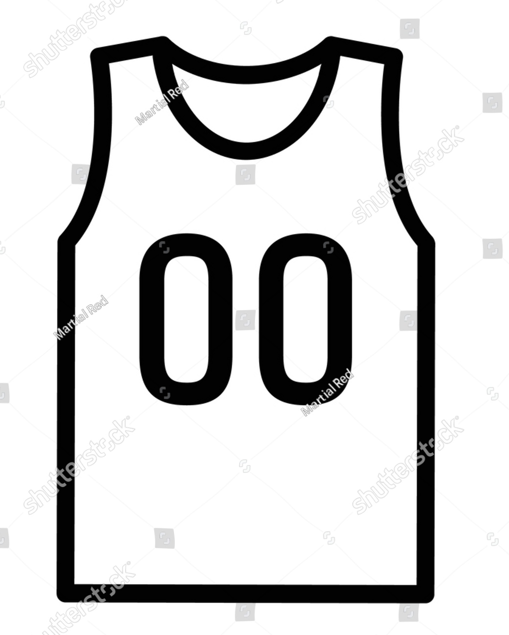 White Basketball Jersey